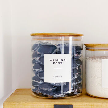 Wide Mouth Storage Jar With Personalised Label, 5 of 10