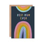 Rainbow Paint Best Mum Ever Birthday Card, thumbnail 2 of 2
