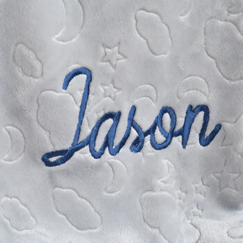 Personalised Cuddle Fleece Baby Unisex Blanket, 2 of 7