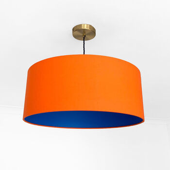 Bright And Bold Pendant Drum Lampshade, 10 of 11