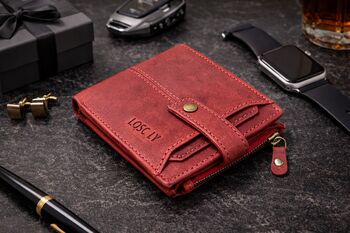 Personalised Practical Design Leather Wallet Christmas Gift For Him, 10 of 12