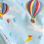 Hot Air Balloon Organic Cotton Fabric, thumbnail 1 of 2