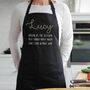 Adults Personalised Name Apron, thumbnail 1 of 9