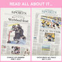 Anaheim Ducks Personalised Gift Newspaper Book, thumbnail 5 of 12