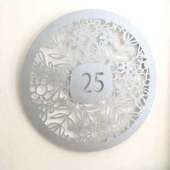 Personalised Silver Anniversary Papercut, 2 of 7