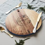 Personalised Wooden Wedding Chopping Board, thumbnail 4 of 5