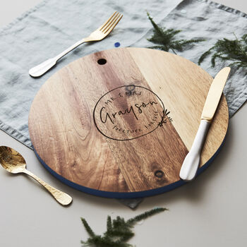 Personalised Wooden Wedding Chopping Board, 4 of 5