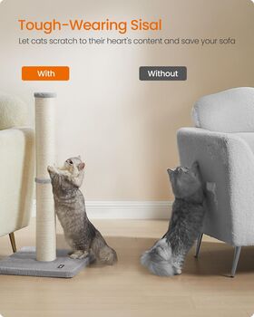 Cat Scratching Post Sisal Scratcher Tower, 5 of 7
