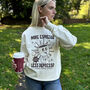 More Espresso Less Depresso Slogan Sweatshirt, thumbnail 1 of 6