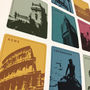 Travel Memories And Favourite Places Personalised Print, thumbnail 9 of 9