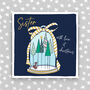Sister Christmas Card With Lots Of Love, thumbnail 1 of 3