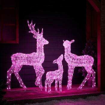 Twinkly Smart LED Light Up Christmas Reindeer Family, 12 of 12