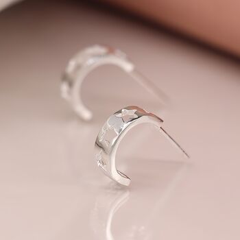 Sterling Silver Ear Cuff With Cut Out Stars, 3 of 11