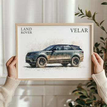 Range Rover Velar Gift Poster, 2 of 3