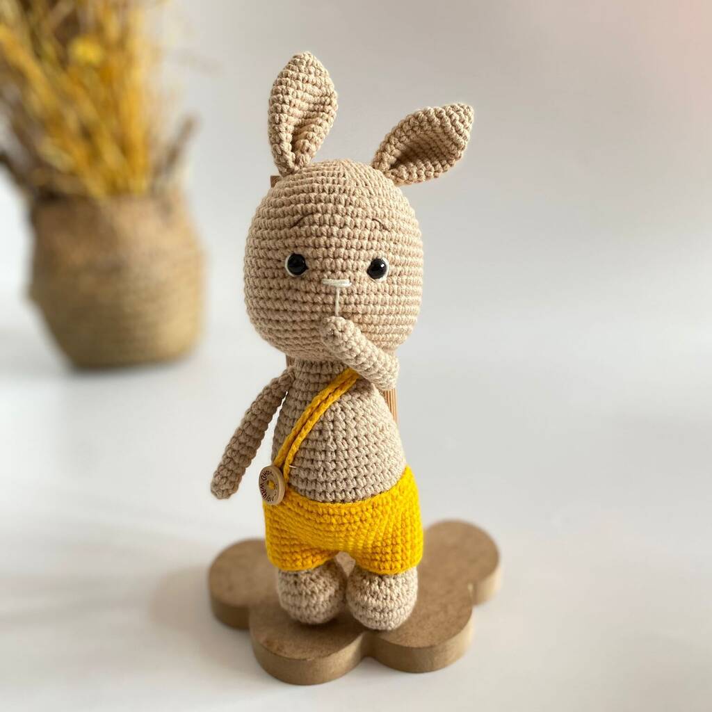 Handmade Crochet Bunny Toys For Babies And Kids, 1 of 12