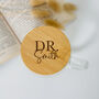 Personalised Doctor Gift Double Wall Glass Mug With Bamboo Lid, thumbnail 3 of 5