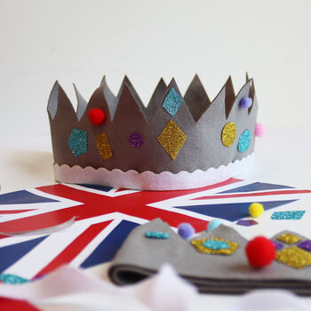 Felt Crown Coronation Craft Kit, 9 of 12