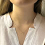 Solid Gold Heart Charm Necklace, thumbnail 2 of 5