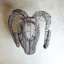 Wire Animal Trophy Head, thumbnail 4 of 6