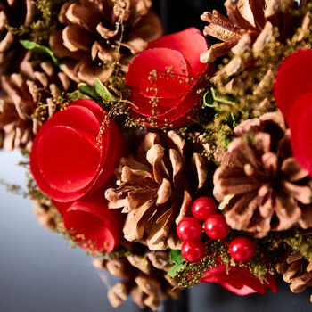 Winter Forest Personalised Christmas Wreath, 3 of 5