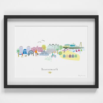 Bournemouth Skyline Cityscape Art Print, 2 of 3