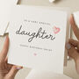Cute Birthday Card For Daughter, thumbnail 1 of 7