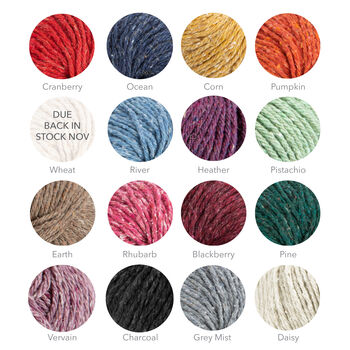 Heritage Blanket Knitting Kit, 9 of 10