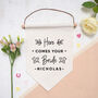 Here Comes Your Bride Pennant Flag, thumbnail 2 of 2