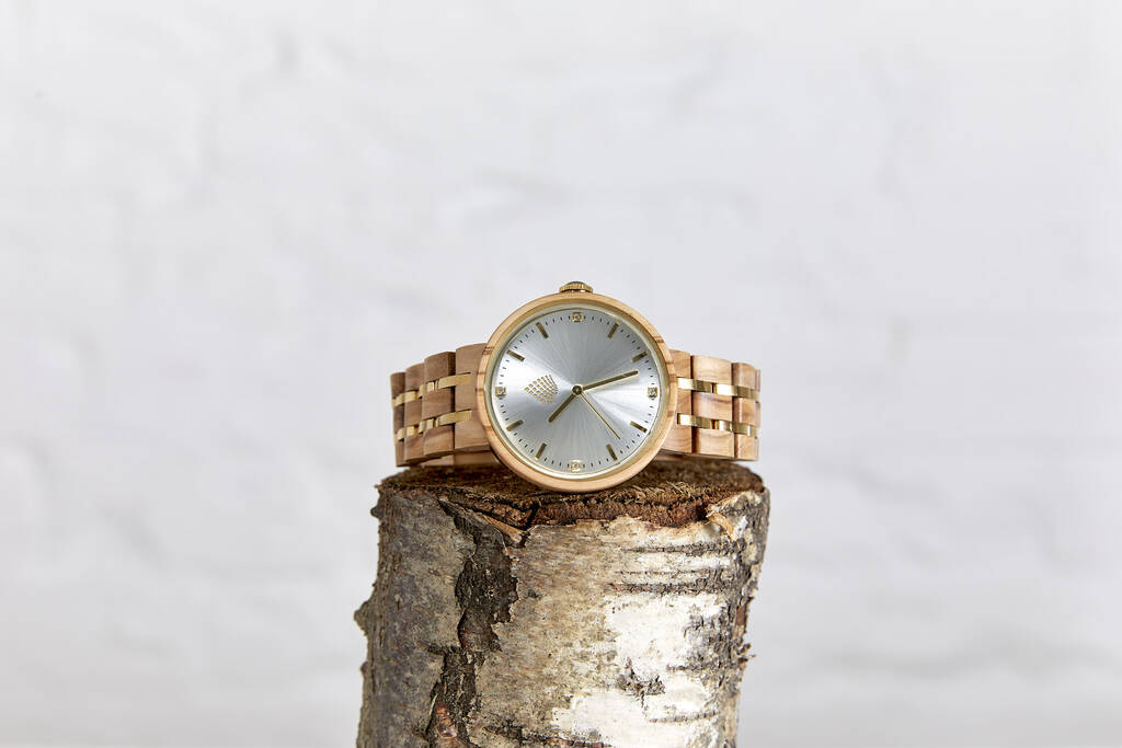 The Teak: Handmade Natural Wood Wristwatch, 1 of 8