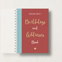 Personalised Birthday And Address Book, thumbnail 10 of 10