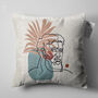 Cushion Cover Ancient Greek Abstract Face Pattern, thumbnail 5 of 7