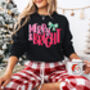 Merry And Bright Festive Christmas Jumper For Women, thumbnail 2 of 8