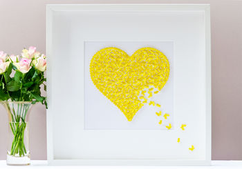 Stunning Feature 3D Framed White Butterfly Love Heart, 11 of 11