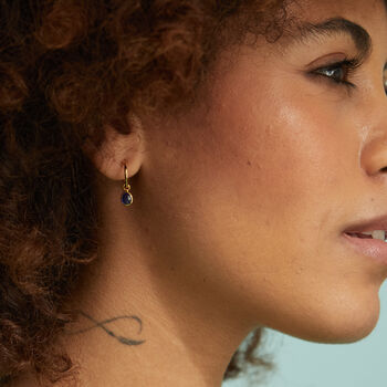 Hampton Gold Vermeil Hoop Earrings, 3 of 5