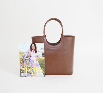 Genuine Leather Tote, 6 of 10