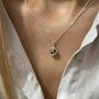 November Birthday Gift For Her, Birthstone Topaz Crystal Necklace, thumbnail 1 of 8