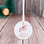 First Christmas Together Ornament Personalised Xmas Gift, thumbnail 5 of 7