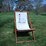Personalised Letter Beach And Garden Deckchair, thumbnail 11 of 12