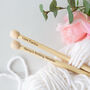 Personalised Bamboo Knitting Needles, thumbnail 1 of 2