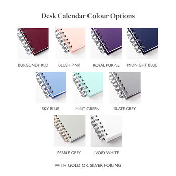 Personalised Traditional 2026 Desk Calendar, 2 of 7
