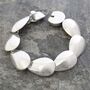 Chunky Sterling Silver Teardrop Bracelet, thumbnail 2 of 9
