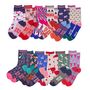12 Day Christmas Advent Calendar Women's Bamboo Ankle Socks, thumbnail 2 of 3