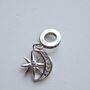 Sterling Silver Moon And Star Necklace Charm 925 Jewellery Gift, thumbnail 4 of 7
