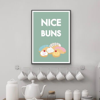 Nice Buns Kitchen Print, 3 of 3