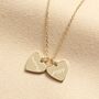 Personalised Family Small Heart Charm Necklace, thumbnail 2 of 7