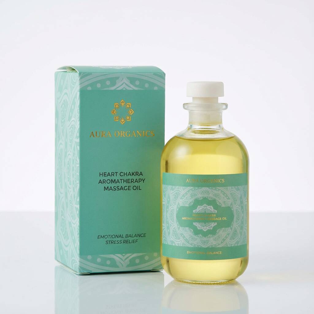 Aromatherapy Massage Oil Heart Chakra Blend, 1 of 1