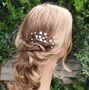Pearl Floral Bridal Hair Comb, thumbnail 1 of 8