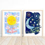 Sun And Moon Print Set Of Two, thumbnail 4 of 12