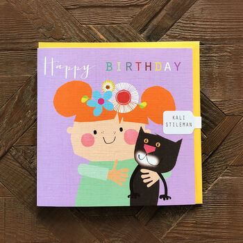 Kitten Happy Birthday Card, 3 of 4