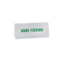 It's A Sign 'Gone Fishing' White Desk Sign, thumbnail 2 of 2